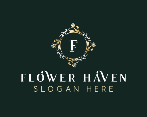 Luxury Flower Boutique logo design