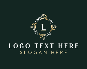 Vintage - Luxury Flower Boutique logo design