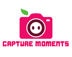 Photographer - Pig Photographer Camera logo design