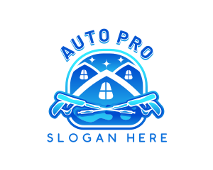 Roofing Power Washer Logo