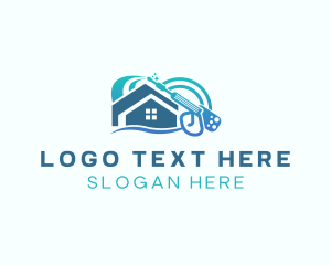 Cleaning - House Pressure Cleaning logo design