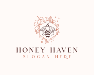 Bee Organic Honey logo design