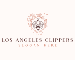 Beekeeper - Bee Organic Honey logo design