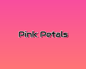 Digital Modern Pink Text logo design