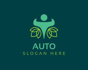 Human Health Leaf Logo