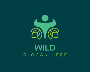 Human Health Leaf Logo