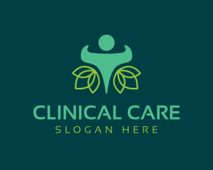 Human Health Leaf logo design