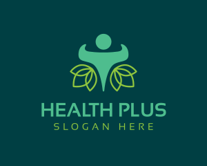 Human Health Leaf logo design