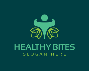 Human Health Leaf logo design