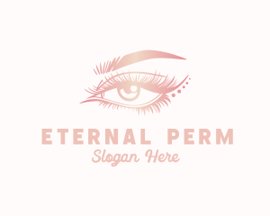 Perm - Beauty Eyelash Extension logo design