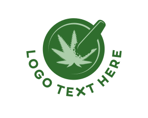 Marijuana - Organic Natural Cannabis logo design