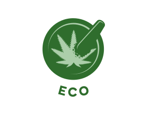 Marijuana - Organic Natural Cannabis logo design