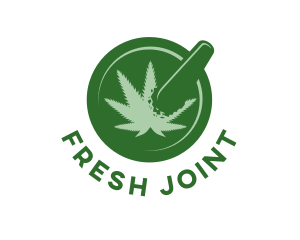 Joint - Organic Natural Cannabis logo design