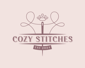 Tailor Needle Alteration logo design