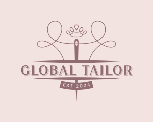 Tailor Needle Alteration logo design