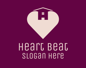 Love Heart House logo design