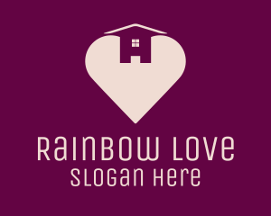 Love Heart House logo design