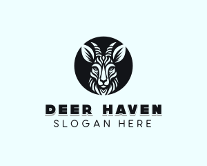 Deer Animal Advisory logo design