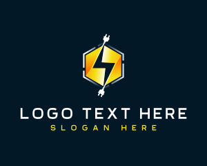 Lightning Charge Plug logo design