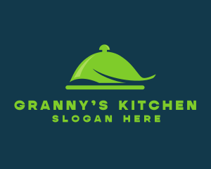 Restaurant Vegan Tray logo design