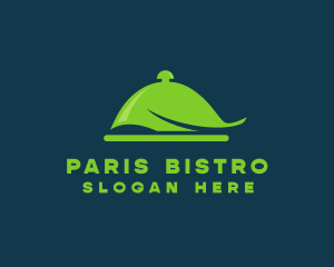 Restaurant Vegan Tray logo design