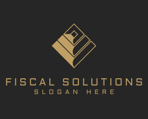 Fiscal - Finance Pyramid Bars logo design