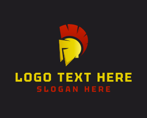 Spartan - Medieval Gladiator Helmet logo design