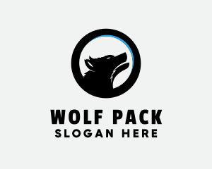 Wild Lone Wolf logo design