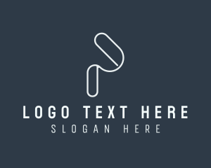 Advertising - Modern Minimalist Letter P logo design