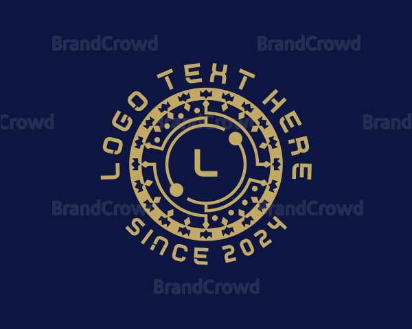 Digital Tech Cryptocurrency Logo