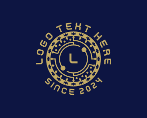 Blockchain - Digital Tech Crypto logo design