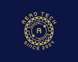 Digital Tech Cryptocurrency logo design