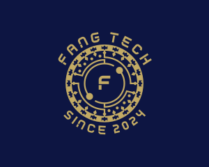 Digital Tech Cryptocurrency logo design