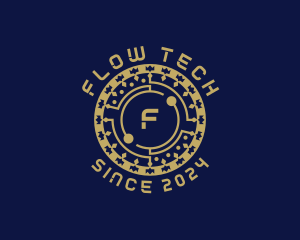 Digital Tech Cryptocurrency logo design