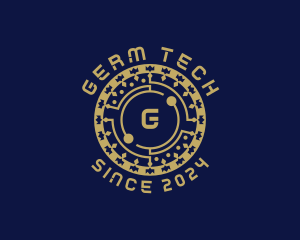 Digital Tech Cryptocurrency logo design