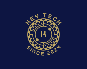 Digital Tech Cryptocurrency logo design