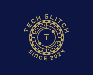 Digital Tech Cryptocurrency logo design