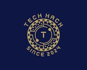 Digital Tech Cryptocurrency logo design