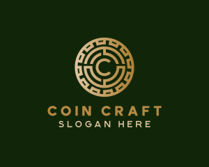 Coin - Crypto Coin Blockchain logo design