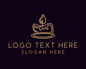 Interior Designer - Scented Candle Decor logo design