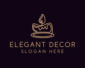 Decor - Scented Candle Decor logo design