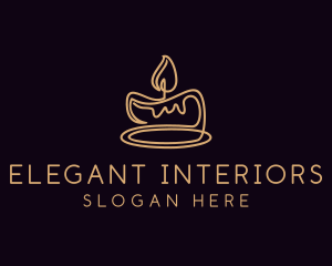 Scented Candle Decor logo design