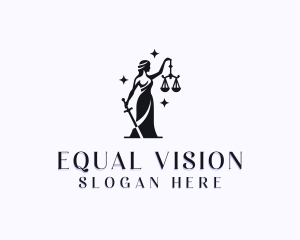 Equality - Justice Equality Law logo design