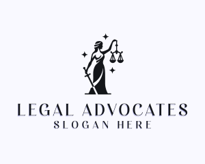 Justice Equality Law logo design