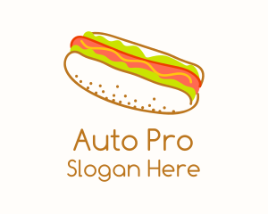 Hotdog Snack Sandwich  Logo