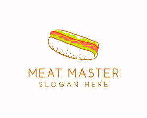 Hot Dog Snack Sandwich  logo design