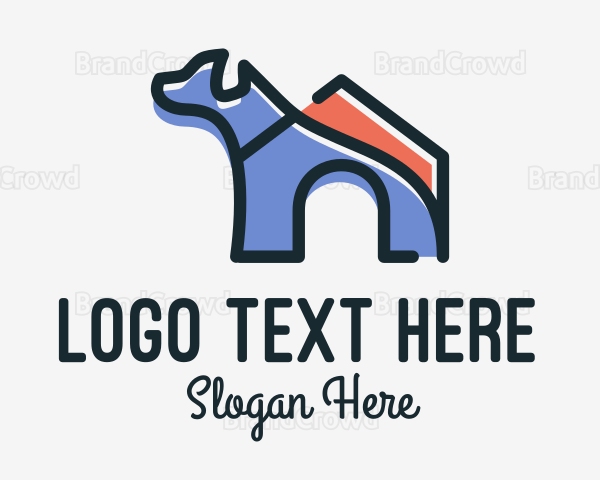 Dog House Kennel Logo