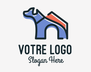 Dog House Kennel Logo