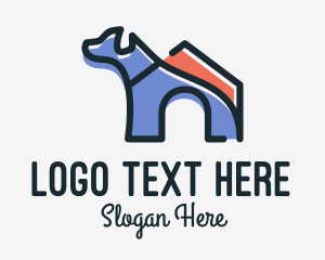 Dog House Kennel Logo