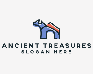 Dog Home Kennel logo design